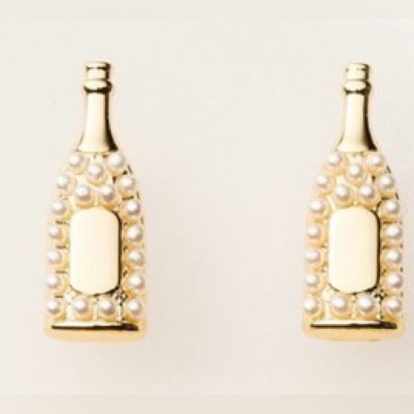 Kate Spade X Target Jewelry - New Year’s Eve kate spade new york x Target Goldtone Champagne Bottle Earrings